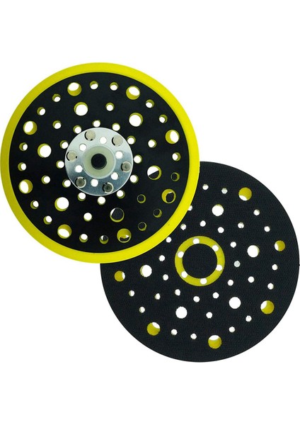 2 Adet 150MM 5/16 Konu 52 Delik Orta Yoğunluk Rastgele Orbital Zımpara Makinesi Kanca ve Döngü Destek Pedi Ceros Deros (Yurt Dışından)