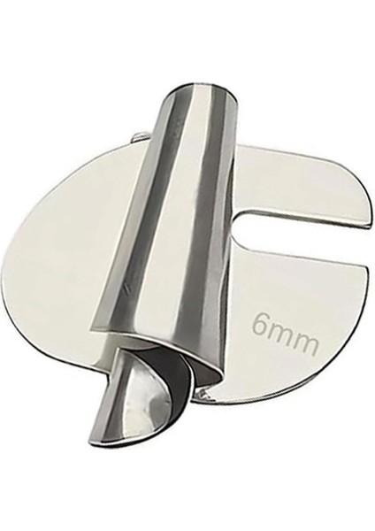 6 Adet Dikiş Haddelenmiş Hemmer Ayak, 3mm-8mm 6 Boyutları Geniş Haddelenmiş Basınç Ayak Dikiş Makinesi Baskı Ayağı Hemmer Ayak (Yurt Dışından)