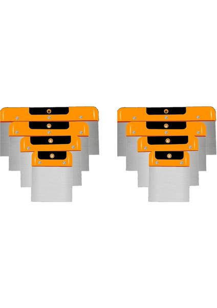 8x Paslanmaz Çelik Bıçak Boya Aracı Alçı Kürek Dolum Spatula Duvar Kağıdı Duvar Dekorasyonu (Yurt Dışından)