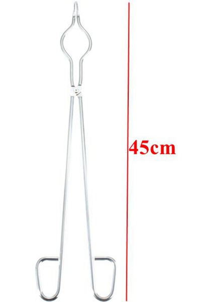 3 Adet 45 cm Paslanmaz Çelik Pota Maşa Kelepçe Grafit Eritme Fırını Pense Tutucu (Yurt Dışından)