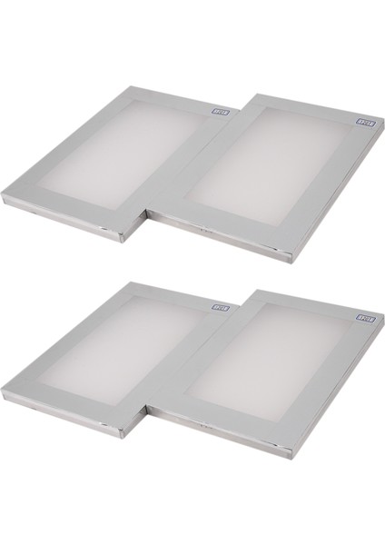 4 Adet A4 Serigrafi Alüminyum Çerçeve Gerilmiş 120T Serigrafi Polyester Ekran Baskılı Devre Kartı Için (Yurt Dışından)