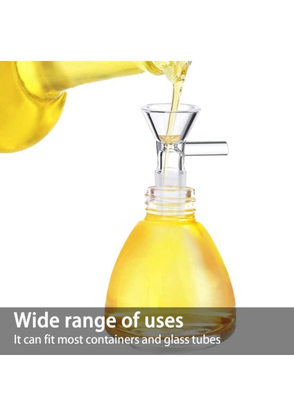 14MM Kase - Şeffaf Cam Huni, 12 Parça Temizleme Fırçalı Bilimsel Küçük Cam Huni (Yurt Dışından) indirimleri