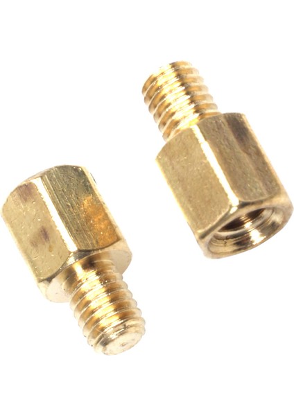 40 Adet Pc Pcb Anakart Ara Parçası Altıgen Pirinç M3 x 5 + 4 mm (Yurt Dışından)