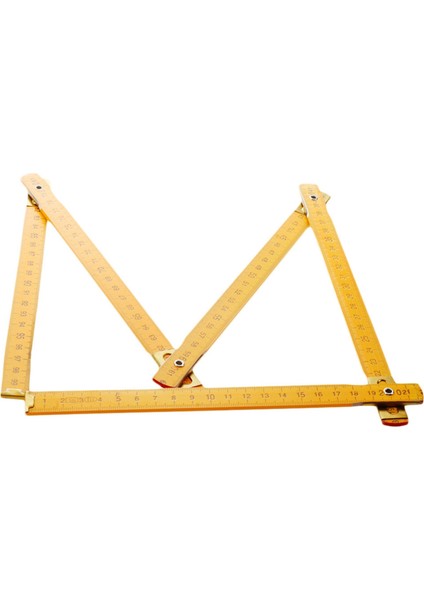 2x Taşınabilir Marangoz Ahşap Katlanır Cetvel 100CM/39INCH (Yurt Dışından) fiyatları