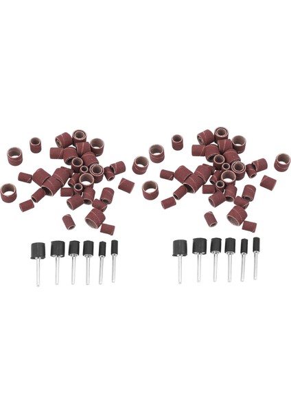 Jumbo 102 Parça Tamburlu Zımparalama Seti - Uyumludur - Kauçuk Tambur Mandrelleri Içerir - 1/2, 3/8 ve 1/4 Inç (Yurt Dışından)