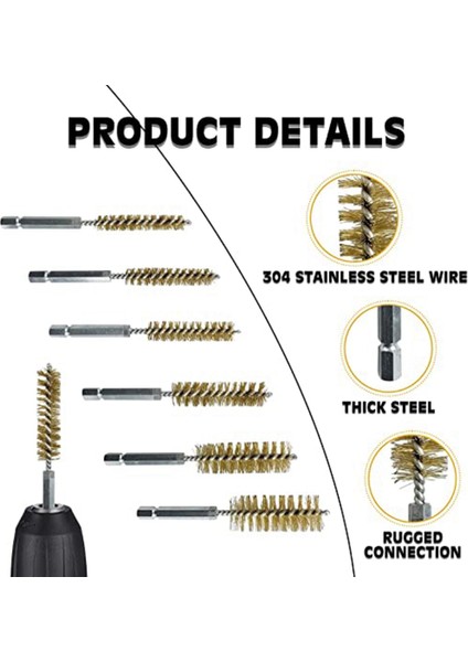 Kırıcılar Için Yuvarlak Tel Fırçalı Farklı Ebatlarda Yuvarlak Tel Fırça Çapı Paslanmaz Çelik Boru Fırçalar (Yurt Dışından) modelleri