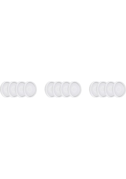 12 Paket Yuvarlak Silikon Bardak, Reçine, Beton, Çimento ve Polimer Kil ile Döküm Için Şeffaf Epoksi (Yurt Dışından)