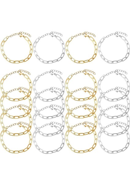 20 Adet Demir Alaşımlı Zincir Istakoz Kanca ile Dıy Bayanlar ve Genç Kız Takısı Aksesuarları Bilezik Yapımı (Yurt Dışından) fiyatları