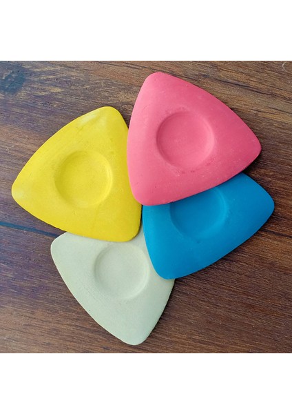 10 Adet Profesyonel Üçgen Tebeşir Dikiş Kumaş Tebeşir Renkli Üç Köşeli Sert ve Kırılmaz Boyama Tozu (Yurt Dışından) fiyatları