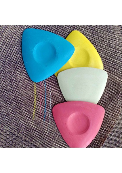 10 Adet Profesyonel Üçgen Tebeşir Dikiş Kumaş Tebeşir Renkli Üç Köşeli Sert ve Kırılmaz Boyama Tozu (Yurt Dışından) fırsatları