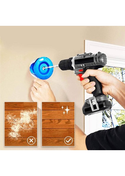 3pcs Elektrikli Matkap Toz Kapağı, Vurmalı Matkap Deliği Kül Engelleme, Dekorasyon Toz Toplama Cihazı Mavi (Yurt Dışından) fiyatları