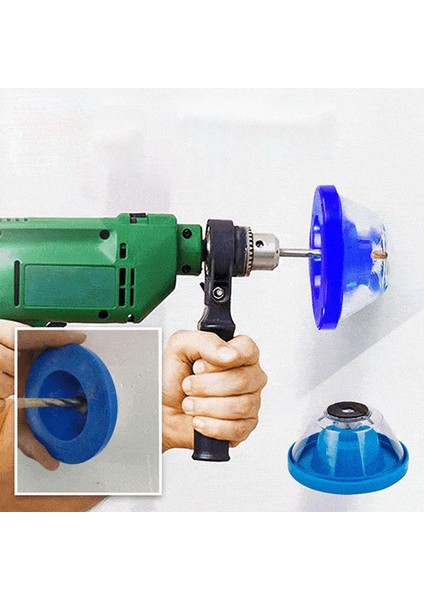 3pcs Elektrikli Matkap Toz Kapağı, Vurmalı Matkap Deliği Kül Engelleme, Dekorasyon Toz Toplama Cihazı Mavi (Yurt Dışından) fırsatları