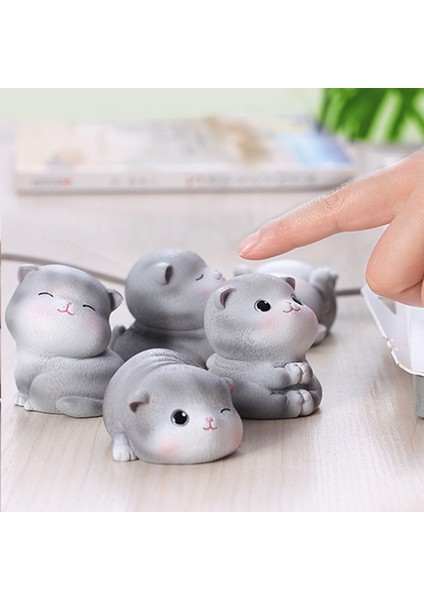Mum Kalıbı, Kalınlaştırılmış 3D Üç Boyutlu Kedi Mumu Silikon Kalıp, Dıy Aromaterapi Alçı Sabunu Süsleme (Kedi A) (Yurt Dışından)