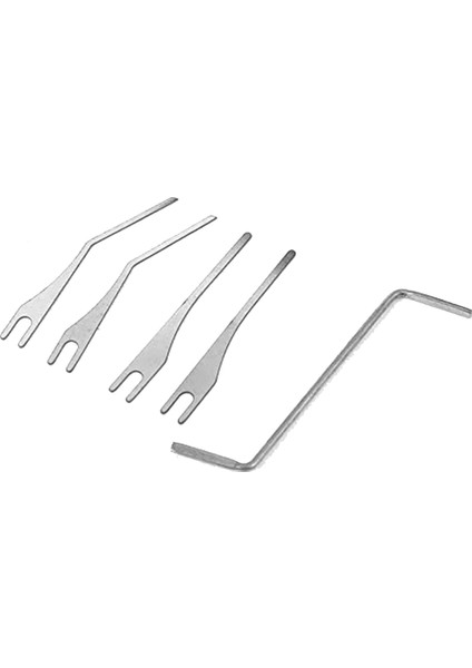 6pcs Kapı Alet Seti, Güçlü Yaylı Kafa ve Chuck Anahtar Seti ve Yeni Başlayanlar Için (Yurt Dışından)