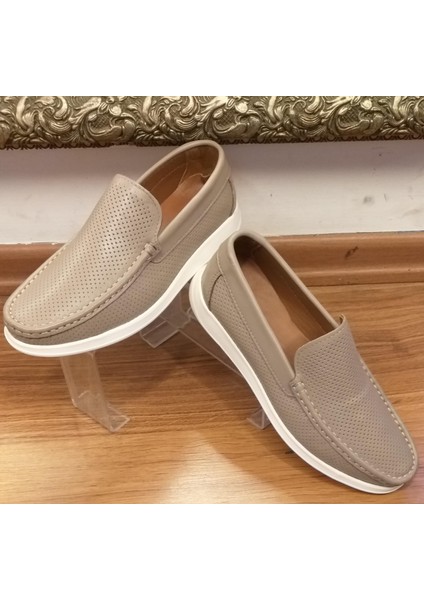 Bagsshoes 15003 Erkek Günlük Hakiki Deri Evalı Anatomik Taban Loafer Ayakkabı