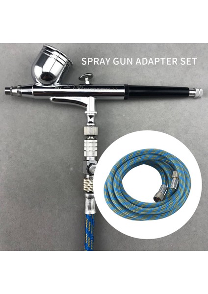 16PCS Airbrush Adaptör Seti, Airbrush Adaptörü, Hızlı Bırakma Konnektörü, Hava Kompresörü Için Airbrush Sprey Temizleme Aracı (Yurt Dışından)