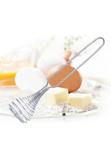 2x Bahar Bobin Tel Çırpma El Mikseri Blender Yumurta Çırpıcı Paslanmaz Çelik Alet (Yurt Dışından) fiyatları