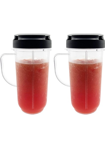 Flip Top To-Go Kapaklı Blender 22OZ Kupalar Magicbullet Karıştırıcılar 250W MB1001 Serisi Için Uyumlu Yedek Parçalar (Yurt Dışından)