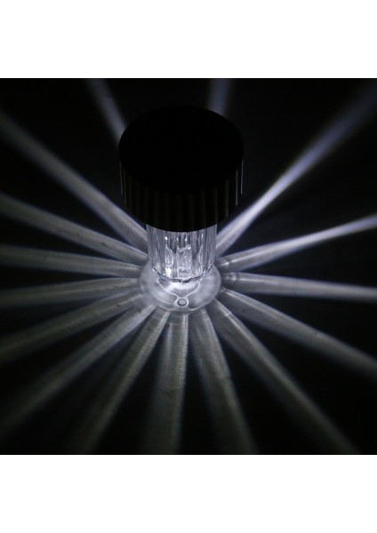 8x Solar Bahçe LED Işıkları Dış Mekan Su Geçirmez Peyzaj Çim Yolu LED Lamba-Beyaz Işık (Yurt Dışından) indirimleri