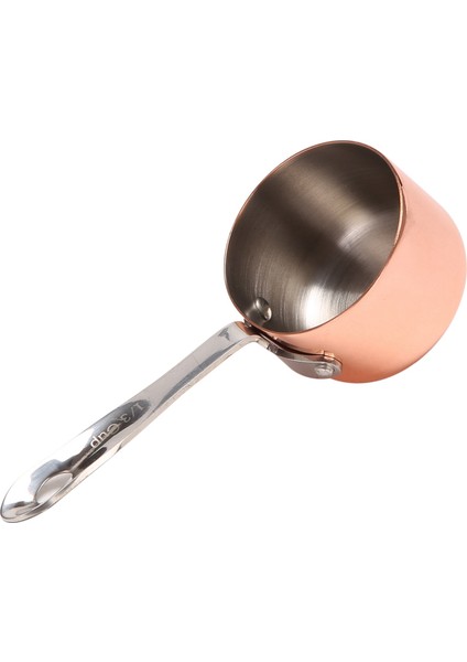 2x Tekneler Bakır Kaplama Sos Kabı Süt Fincan Patates Kızartması Sos Kabı Batı Restoran Özel Bakır Pot 3.8 cm (Yurt Dışından)