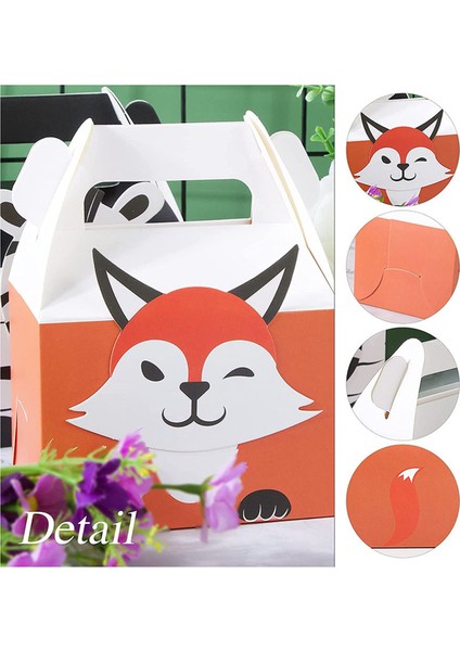 40 Adet Hayvan Parti Çantaları, Kağıt Hediye Çantaları, Çocuklar Için Küçük Kağıt Torbalar Parti, 4 Orman Tema Doğum Günü Partisi (Yurt Dışından) modelleri