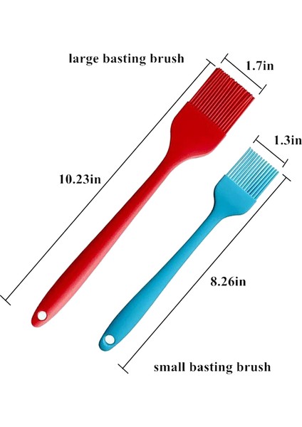 Pişirme Için Silikon Teyelleme Fırçası, Pişirme Için Yüksek Sıcaklık Dayanımı Teyelleme Fırçası, Barbekü ve Mutfak Pişirme, 6'lı Set (Yurt Dışından) fiyatları