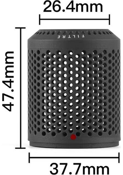 Dış Filtre Kapağı HD01 HD03 HD08 Saç Kurutma Makinesi Toz Geçirmez Süzgeç Filtre Net Parça Temizleyici Aksesuarları E (Yurt Dışından)