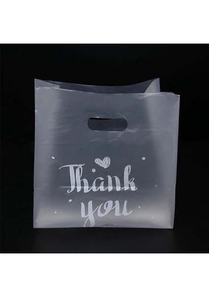 250 Adet Size Plastik Hediye Çantası Plastik Alışveriş Saplı Çanta Noel Düğün Parti Hediye Çantası Şeker Kek Küçük (Yurt Dışından)