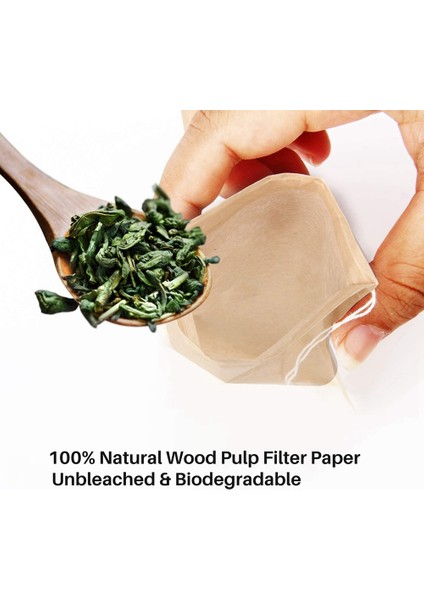 3000 Adet Çay Filtre Torbaları, Tek Kullanımlık Kağıt Çay Poşeti Ipli Güvenli Güçlü Penetrasyon Ağartılmamış Kağıt (Yurt Dışından) fiyatları