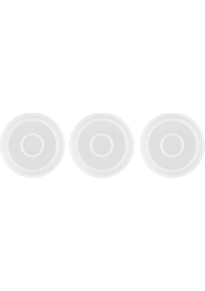 3 Paket Büyük Dıy Yuvarlak Bardak Silikon Kalıp, Çap 3,94 Inç/10 Cm, Reçine, Çimento ile Döküm Için (Yurt Dışından)