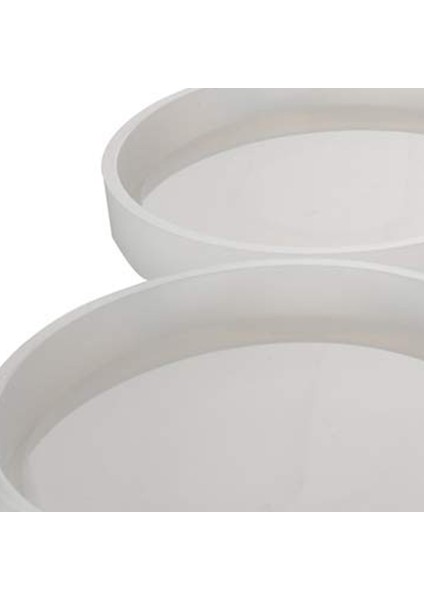 3 Paket Büyük Dıy Yuvarlak Bardak Silikon Kalıp, Çap 3,94 Inç/10 Cm, Reçine, Çimento ile Döküm Için (Yurt Dışından)