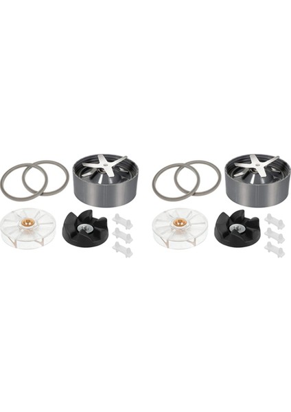 600W 900W Blender Için 16 Parça Blender Parçaları Buz Bıçağı/kauçuk Sızdırmazlık Contası/şok Pedi (Yurt Dışından)