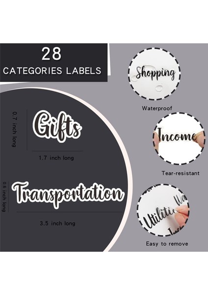 Bütçe Bağlayıcı Nakit Zarflar Cüzdan A6 Tasarruf Bağlayıcı Seti Nakit Doldurma Bütçe Cüzdan Para Organizatör Bütçe Sayfası A ile (Yurt Dışından) indirimleri