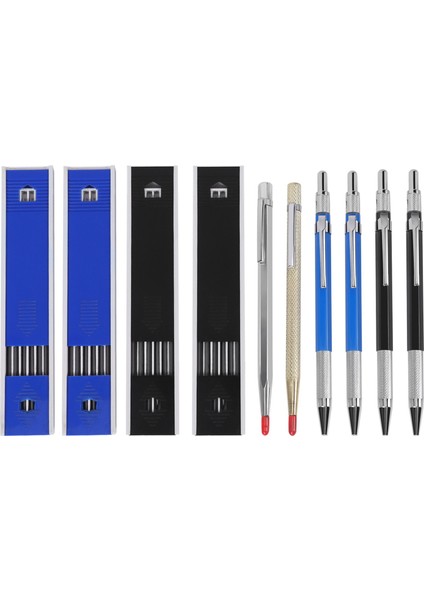 4 Parça 2 mm Marker Yedekleri ve Ahşap Seramik Metal Için Tungsten Karbür Uçlu Çizici Kazınmış Kalem ile Marangoz Kalemleri (Yurt Dışından)