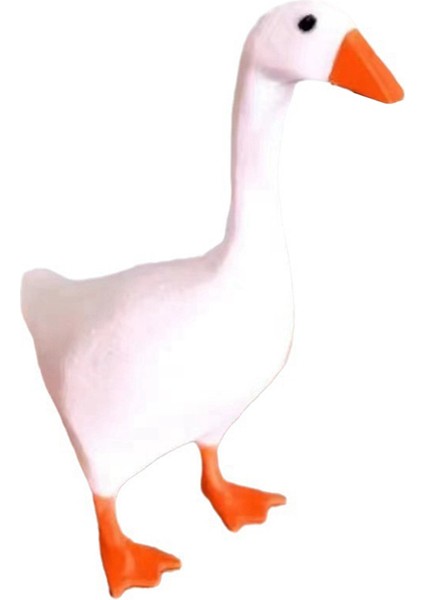 Manyetik Kaz Ördek Anahtar Tutucu, Oda Sevimli Figürler Süs Kaz Merch Hayvan Heykelleri Ev Dekor Için (Yurt Dışından)