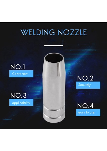 17 Adet/takım 15AK Mig/kaynak Memesi Iletişim Ipuçları 0.8X25MM M6 Gaz Konektörü Tutucu Seti (Yurt Dışından)