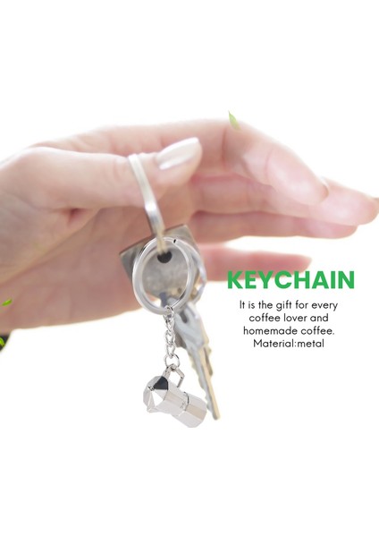 5 Adet Barista Kahve Sabotaj Anahtarlık Espresso Portafilter Moka Sürahi Anahtarlık Taşınabilir Kahve Aksesuarları Hediye (Yurt Dışından) indirimleri