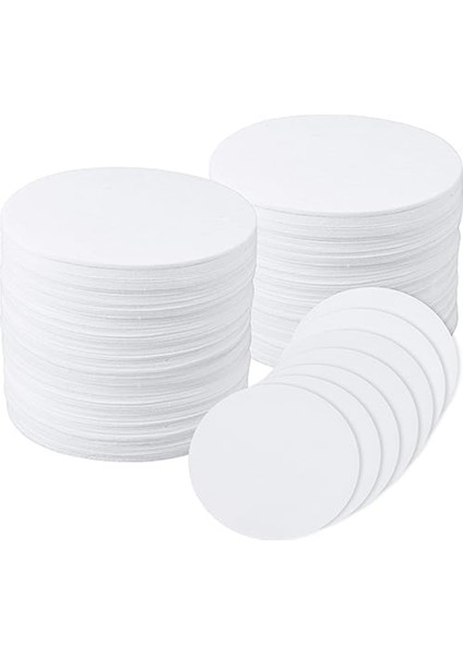 170 Adet Mikrodalga Fırın Kağıt Yuvarlak Seramik Elyaf 4.7 Inç Yüksek Sıcaklık Seramik Fırın Dıy Fırınlama Cam Fırınlama Fırını (Yurt Dışından)