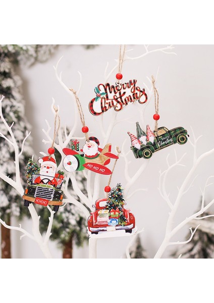 12 Parça Noel Ahşap Asılı Süsler Kırmızı Araba Kamyon Dekorasyon Için Ahşap Asılı Zanaat (Yurt Dışından) fiyatları