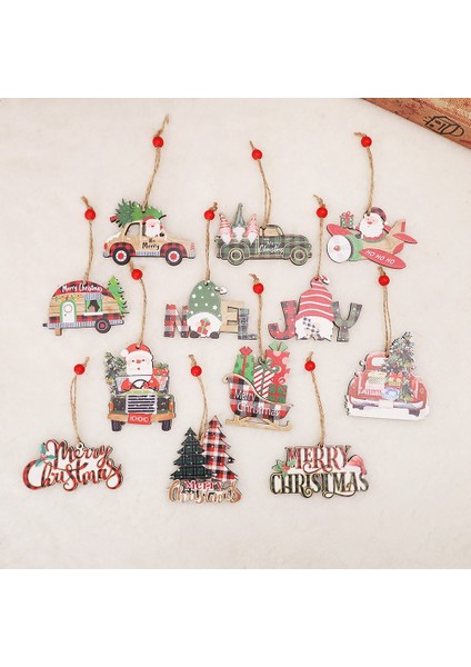 12 Parça Noel Ahşap Asılı Süsler Kırmızı Araba Kamyon Dekorasyon Için Ahşap Asılı Zanaat (Yurt Dışından) fırsatları