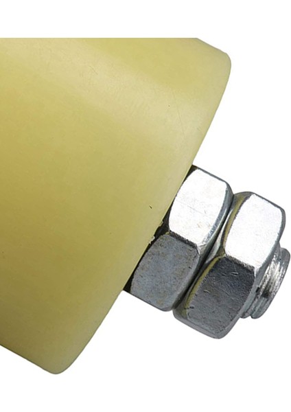 4 Adet 48X50MM Sarı Gümüş Naylon Çelik Düz Makaralı Rulman Kılavuz Tekerlek 6201 M12 Vida Elektrikli Kapı Sürgülü Kapı (Yurt Dışından)