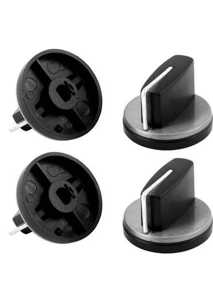 2x 2'si 1 Arada Gömülü Gaz Sobası Soba Topuzu Düğmesi Ateşleme Kapağı Ateşleme Anahtarı (Yurt Dışından)