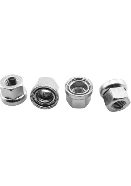 4 Adet Bisiklet Hub Somun Bisiklet Aksesuarları, Hareketli Somun Kaymaz Desen, 14.5mm (Yurt Dışından)