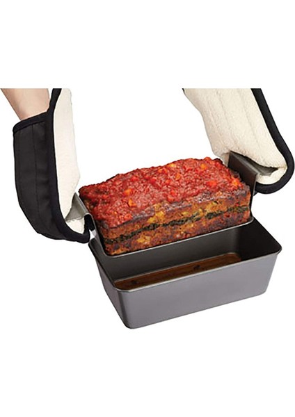 2x 12 Inç Profesyonel Sağlıklı Köfte Tava Barbekü Tepsisi Dikdörtgen Somun Tava Ekle Raflı (Yurt Dışından)