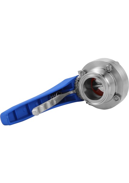 2x 1-1/2 Inç 38MM SS304 Paslanmaz Çelik Sıhhi 1.5 Inç Üçlü Kelepçe Geçme Burç Kelebek Vana Sıkma Tetik (Yurt Dışından)