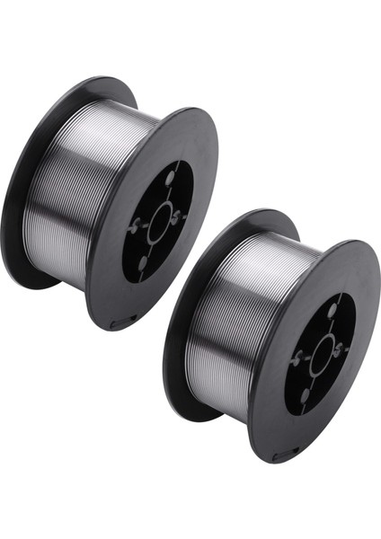 2x E71T-1C 500G Paslanmaz Çelik Gazsız Mig Kaynak Telleri 1.0mm Dia Katı Özlü Kimyasal Ekipman Aksesuarları (Yurt Dışından)