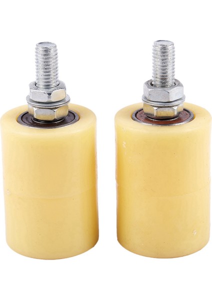 10 Adet 50X70MM Pp Çelik Düz Makaralı Rulman Kılavuz Tekerlek 6201 M12 Vida Elektrikli Kapı Sürgülü Kapı (Yurt Dışından)