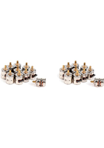 20 Adet/paket Mini 2 Fazlı 4 Telli Step Motor Minyatür Step Dişli Küçük Küçük Mini Motor Oyuncak Motor Dıy (Yurt Dışından)