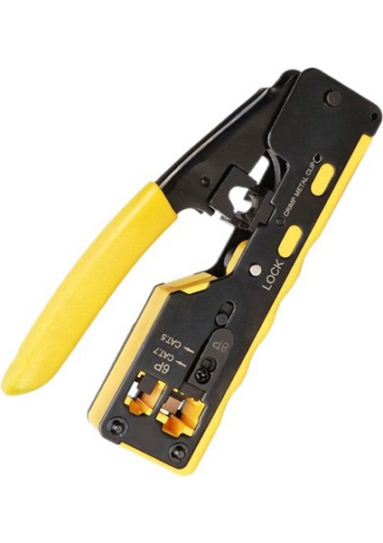 RJ45 Pense Crimper Cat5 Cat6 Cat7 Ağ Aracı Rg Rj 45 Ethernet Kablo Striptizci Presleme Kelepçe Maşa Klip RG45 Lan (Yurt Dışından)