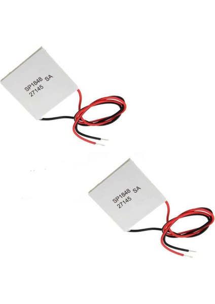 2 Adet 40X40MM Termoelektrik Jeneratör SP1848-27145 Peltier Teg Modülü (Yurt Dışından)